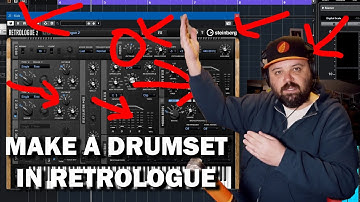 Cubase 11 Tutorial - Making a Drum Set with RETROLOGUE