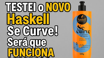 TESTEI o NOVO Haskell Se Curve! Será que FUNCIONA MESMO? 😱✨ FINALIZAÇÃO ONDULADOS 2abc