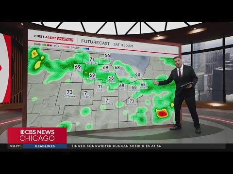 Flood watch posted for Chicago area this weekend; up to 5 inches of rain possible