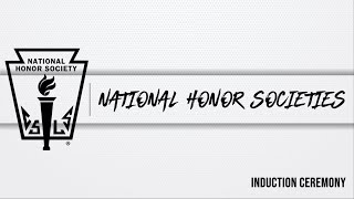 2021 National Honor Societies Induction Ceremony