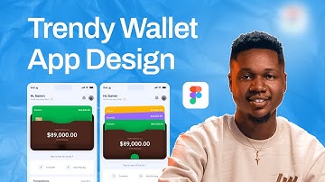 Figma Tutorial: Trendy Wallet App Design