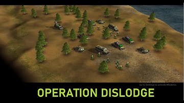 Command & Conquer - Generals Game-play (CUSTOM MISSION - GLA : Operation Dislodge)