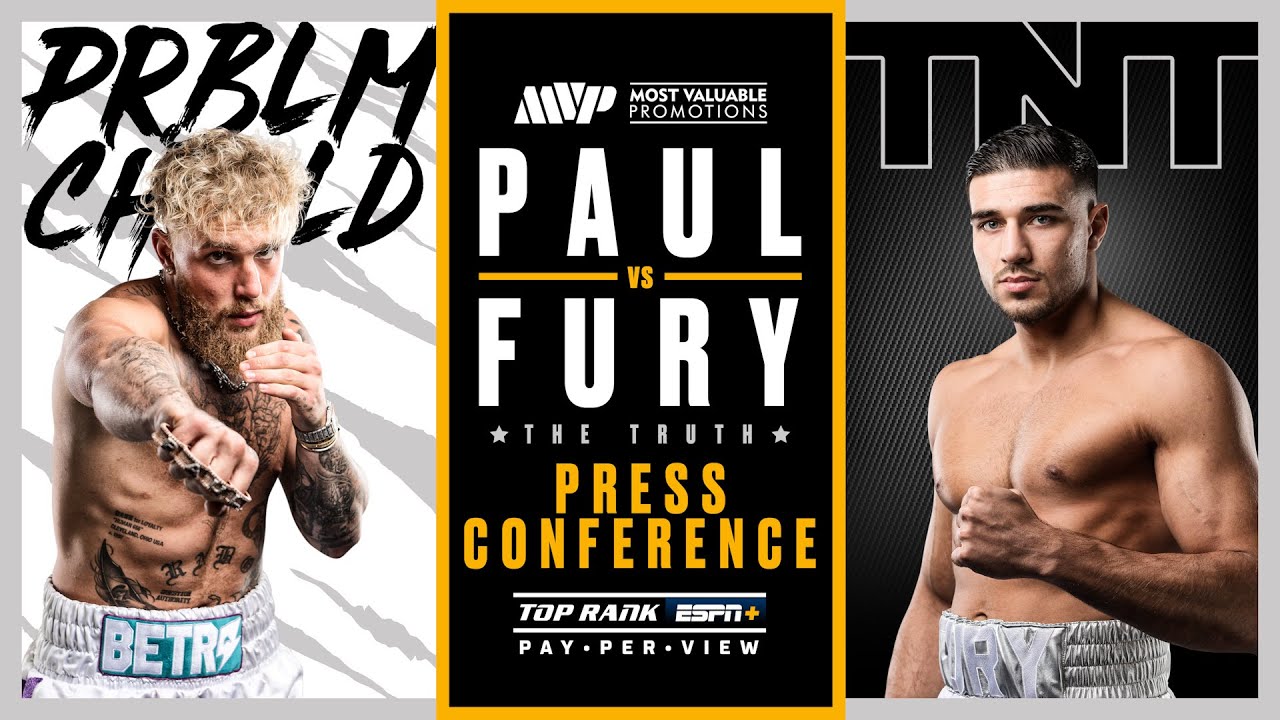 Jake Paul vs Tommy Fury PRESS CONFERENCE