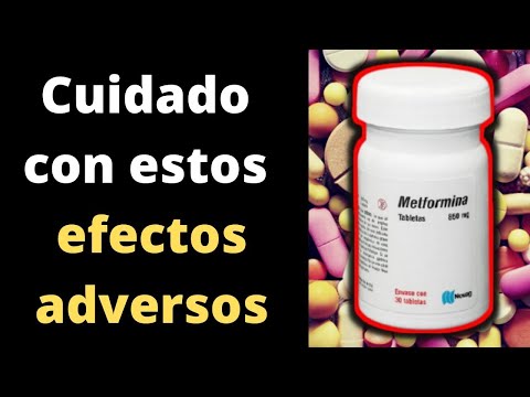 Vídeo: Efectos Secundarios De Metformina