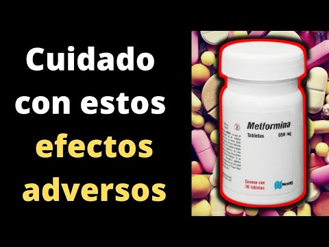 Vídeo: Metformina: Los Efectos Secundarios, Dosis, Usos Y Más