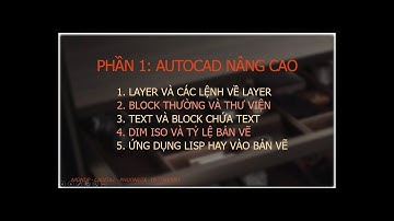 Linh Động Hơn Khi Dùng Layer Trong Autocad - PhuongTk