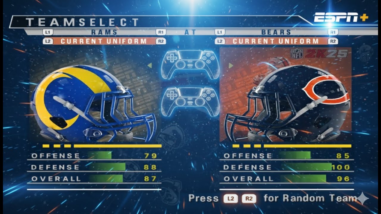 01/18/26 l Rams VS Bears l NFC Divisional Playoffs | 2026 Updated Rosters l NFL 2K26 l 4k
