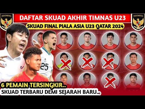 RESMI BERANGKAT HARI INI. DAFTAR 23 PEMAIN TIMNAS U23 INDONESIA VS QATAR PIALA ASIA U23 2024