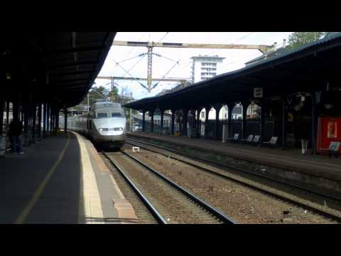 TGV : passage en gare de Colmar