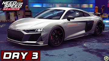 NFS No Limits | Day 3 - 2023 Audi R8 Coupe V10 GT RWD | Pandemonium