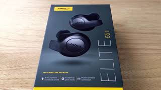 Jabra Elite 65T True Bluetooth Wireless Earbuds & Charging Case Unboxing