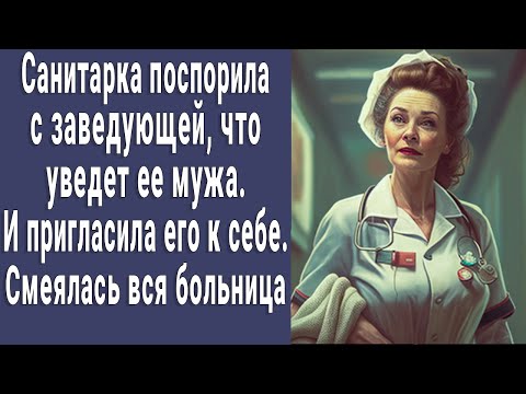 Санитарка поспорила с главврачом, что уведет ее мужа. И пригласила его к себе. Смеялась вся больница