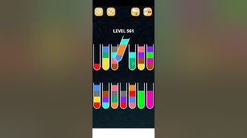 COLOR SORT PUZZLE LEVEL 561