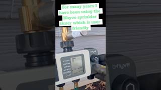 Effortless, efficient DIY lawn and garden watering with B-hyve smart watering timer #smartwatering