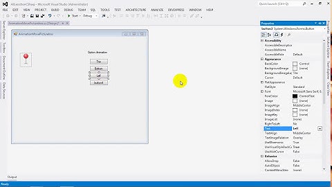 How to Animation Image or Moving Object in C# NET 2012