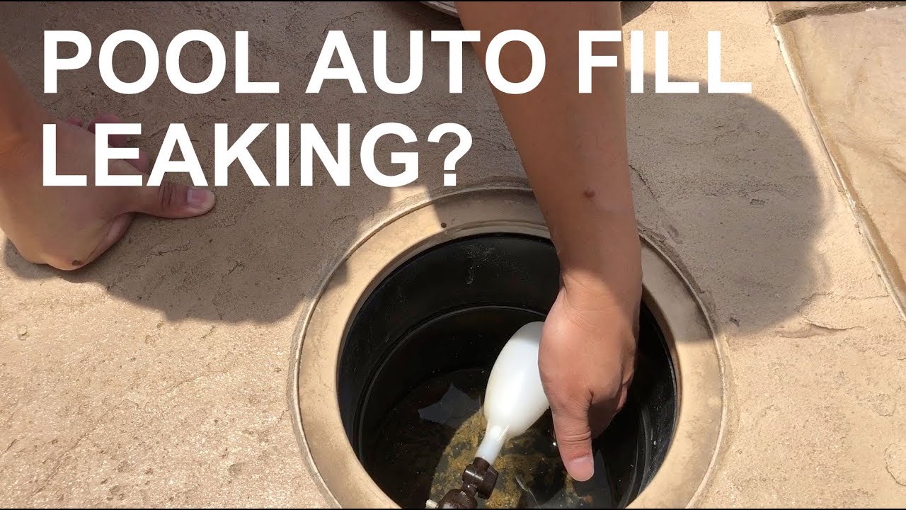 Is your pool auto-fill leaking water? - YouTube