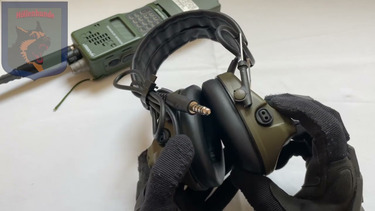 TCA Peltor Comtac headset - YouTube