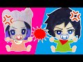 【鬼滅の刃ごっこ】しのぶさんが赤ちゃんになっちゃった！　冨岡さん赤ちゃんと大げんか！？仲良くできるかな　　鬼滅の刃コラボ