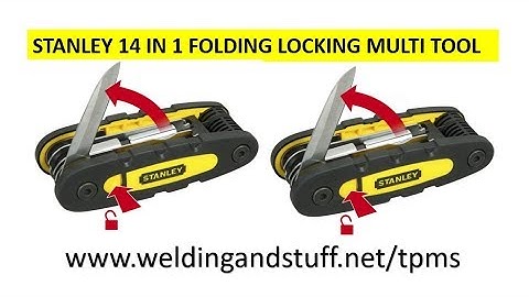STANLEY 14 IN 1 FOLDING LOCKING MULTI TOOL