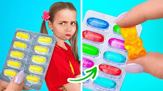 HOW TO SNEAK FOOD INTO DENTIST, HOSPITAL AND ANYWHERE | 100+ Funny Food Hacks by 123GO! SCHOOL