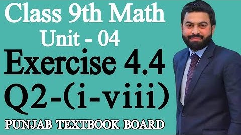 Class 9th Math Unit 4-Exercise 4.4 Question 2 (i-viii)-How to Find the Conjugate-Math 9th Sci