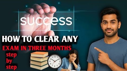 HOW TO CLEAR ANY EXAM IN JUST THREE MONTH [ SUCCESSFULL STRAGEY ]  @trying_success_11 