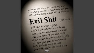 evil shit - red blood