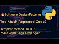 Template Method in Pygame – Reuse Game Loop Logic