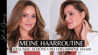 MEINE HAARROUTINE | Tipps für schönes, gesundes &amp; voluminöses Haar | Pflege u.v.m | Sheila Gomez