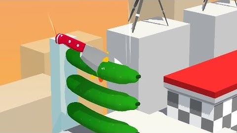 Slice It All! Very Satisfying and Relaxing ASMR Slicing Gameplay Video