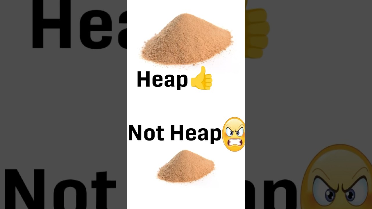 When Is A Heap NOT A Heap? | #paradox #philosophy #shorts