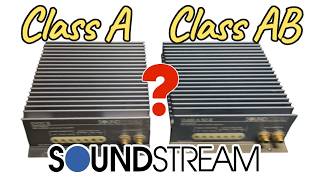 Soundstream Class A vs AB oldschool amplifier test 1992