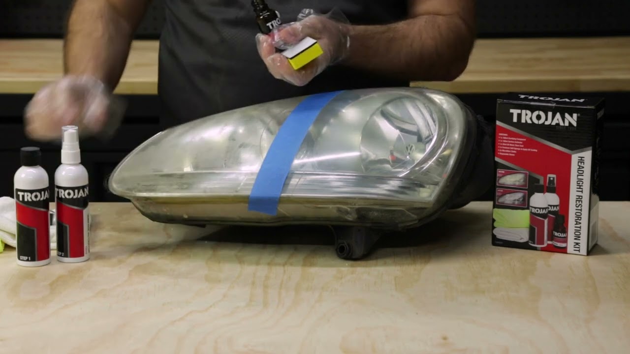 How-to use Trojan's Headlight Restoration Kit