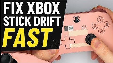 How to Fix Stick Drift on Xbox One Controller - module replacement - drifting joystick