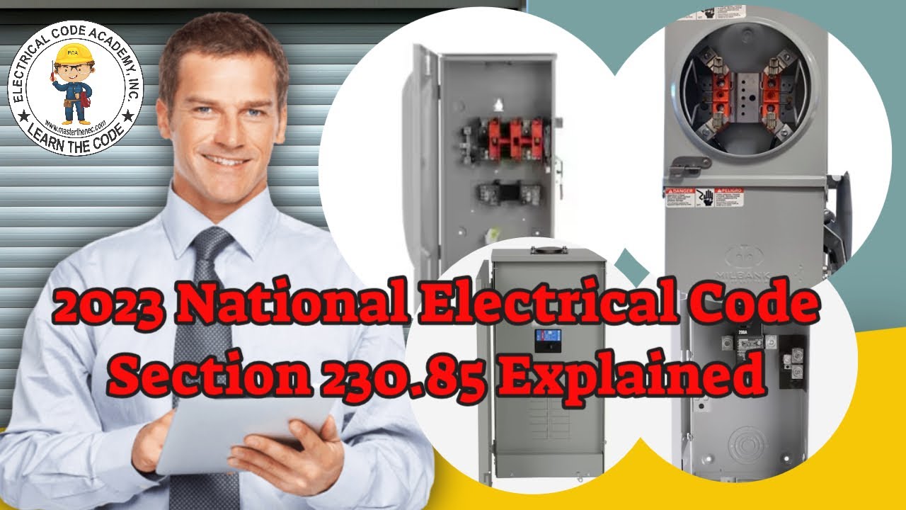 2023 nec section 230 85 emergency disconnects youtube