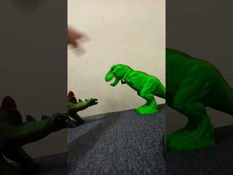 T-rex vs little dino #shorts #dinosaur