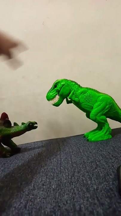 T-rex vs little dino #shorts #dinosaur