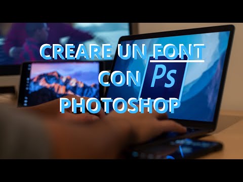 COME CREARE UN FONT PERSONALIZZATO CON PHOTOSHOP #FONT