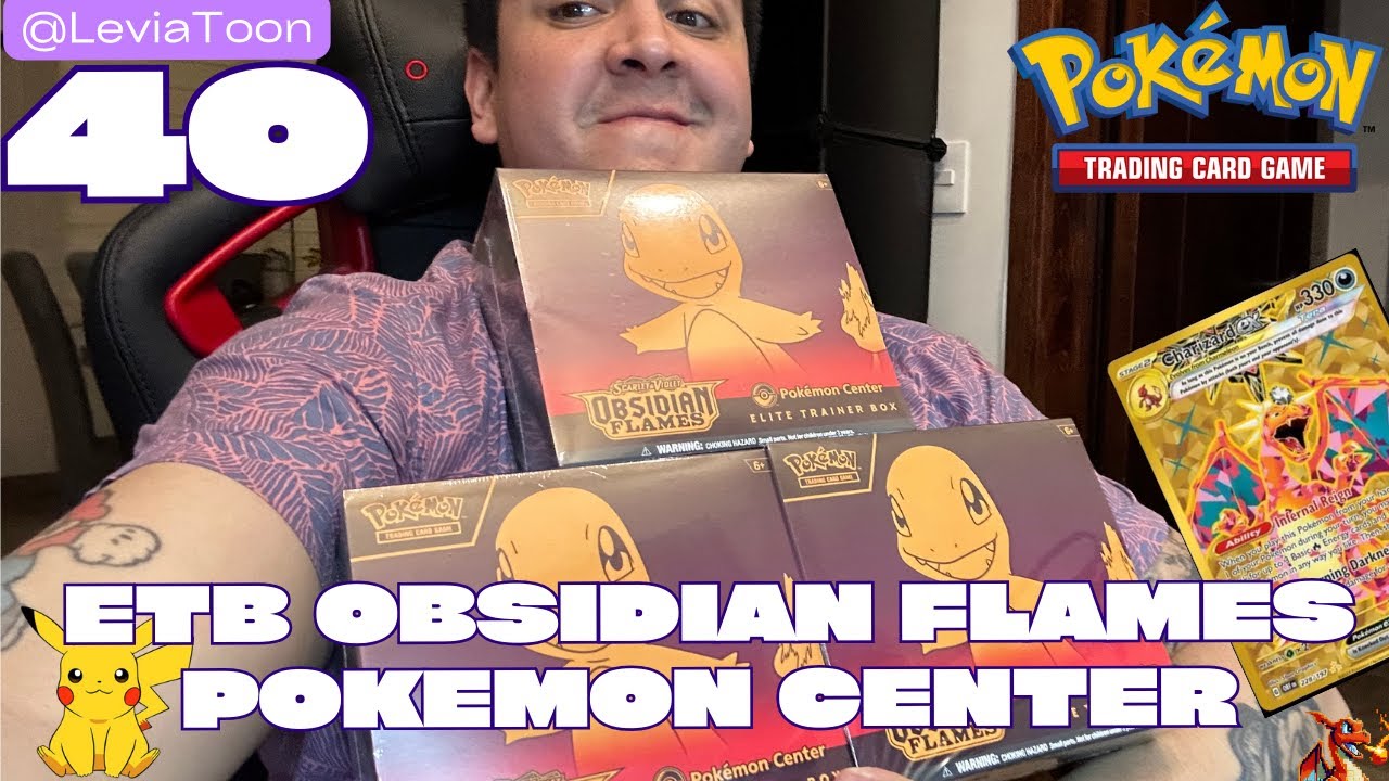 Obsidian Flames 🔥 Pokemon Center🔥 ETB MEGA apertura!