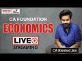 CA FOUNDATION Economics Live Batch  Lec 13 | BY CA HARSHAD JAJU