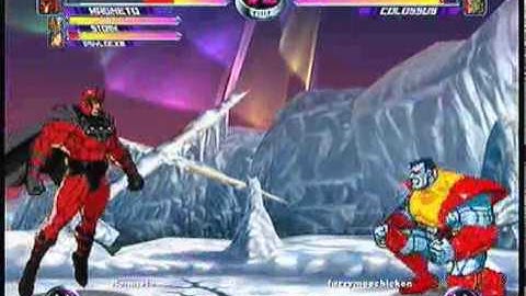 MvC2 Online (360): Brett (MSP) vs FuzzyMooChicken (Dan/Cyke/Col) 6 .:12.18.09:.