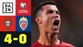 Zwei mal SIUUU zum Auftakt: Portugal - Liechtenstein 4:0 | European Qualifiers | DAZN Highlights