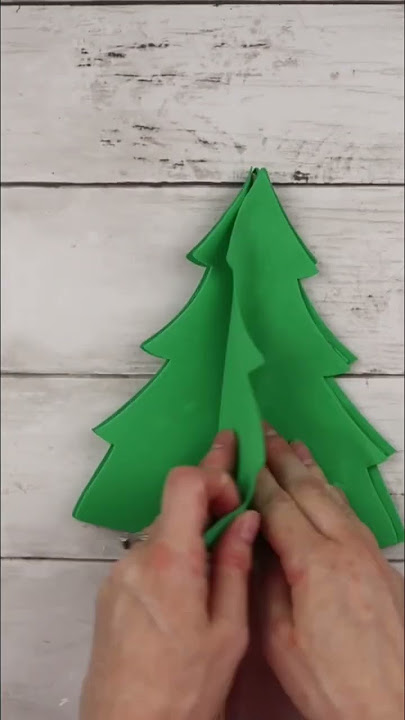 DIY Foam Board Christmas Trees – Sprinkled and Painted at KA Styles.co