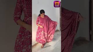 Anarkali 3 piece kurta set from meesho👌#shorts #ytshorts #meesho #shortsfeed #product #savithrikante