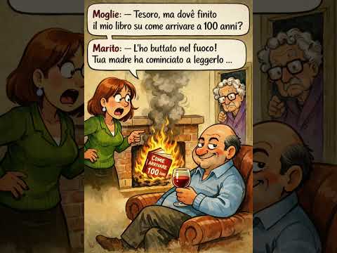 Tesoro, ma dov'è finito il mio libro su come arrivare a 100 anni