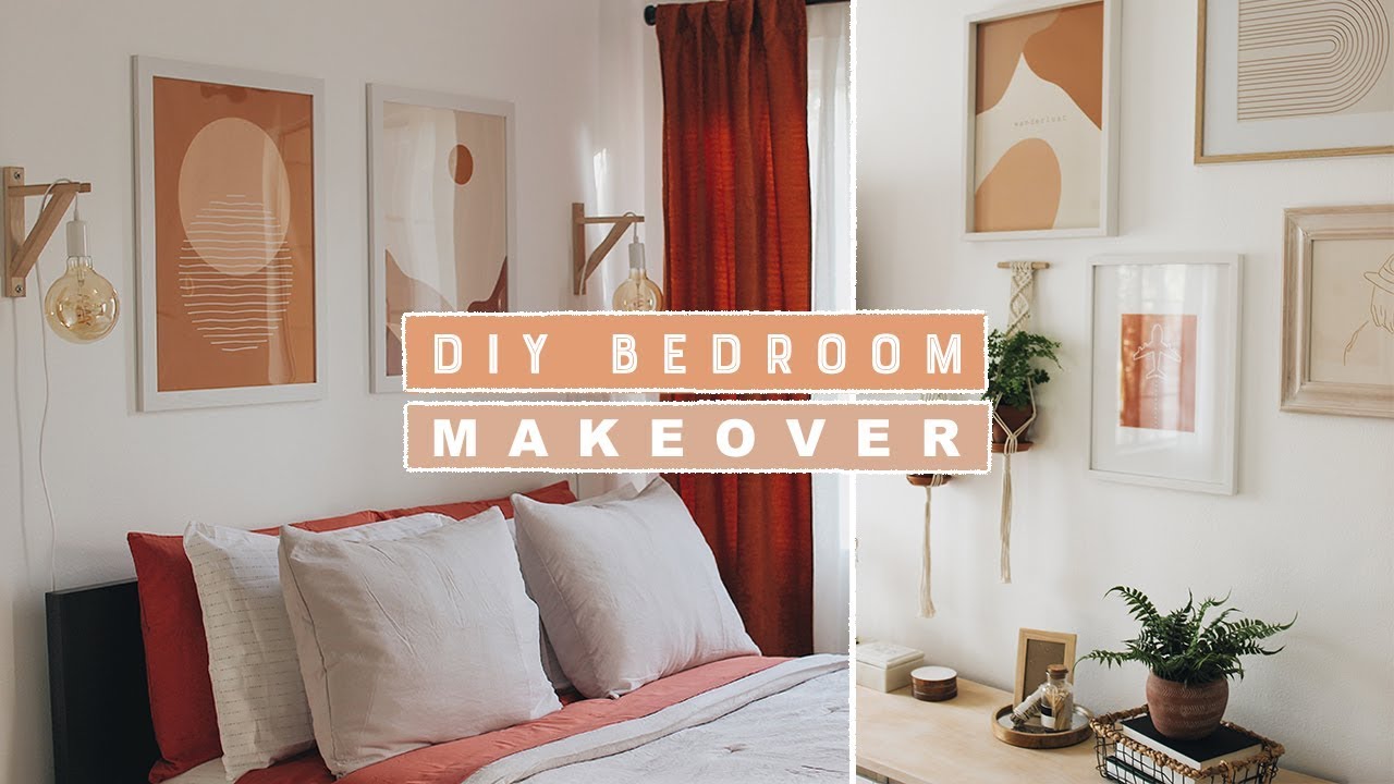 Boho Chic DIY Room Makeover 2019 | Making Over My Brother + His Girlfriend's Bedroom!