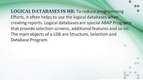 SAP ABAP HR ONLINE TRAINING|Sap Tutorial|Free Demo Videos