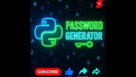 Python Tkinter Project | Password Generator in 1 Minute 🚀 #coding