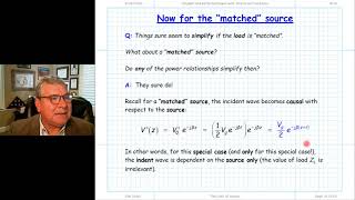 Incident and Reflected Power with Matched Source or Load