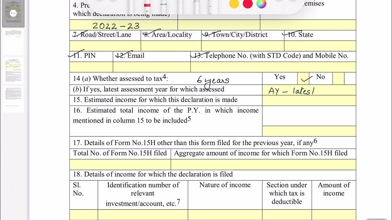 how-to-fill-form-15h-english-save-tds-on-fds-senior-citizens